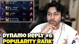 Dynamo Reply 6 Popularity Rank 🔥New House [upl. by Heathcote]