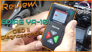 Review  EDIAG YA101 OBD2 Diagnosegerät ausprobiert [upl. by Fatsug]