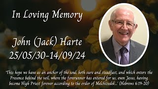 Service of Thanksgiving for the Life of John Jack Harte [upl. by Yelmene]