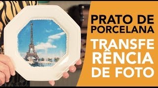 Prato de Porcelana com Transferência [upl. by Carpio]