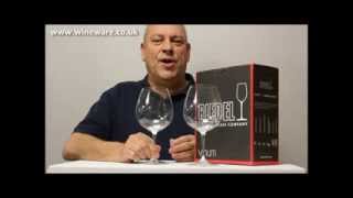 Riedel Vinum Burgundy  Pinot Noir Wine Glass Video  64167  Wineware [upl. by Anihpesoj339]