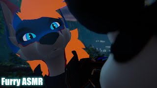 Furry ASMR Very Slow Paw Movements Paw Visuals Whisper [upl. by Anorahs182]