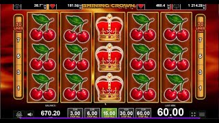 A Great Session Of Shining Crown With 1530 EUR Bets And Big Wins 👑 [upl. by Nirihs]