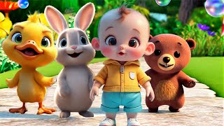 Walking Walking  Baby Song  Nursery Rhymes for Kids [upl. by Ahsiekin]