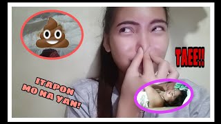 PAMPERS with FAKE POOP PRANK kay MAMA LT HAHAHA  Princess Merle [upl. by Laumas365]