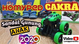 Homyped 2020 CAKRA  Sandal Gunung  HIJAU  Full Review Homyped Berhadiah Mainan Remote Control [upl. by Pren]