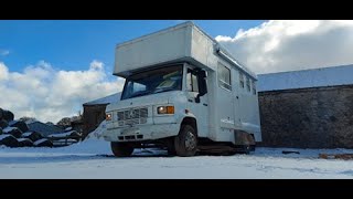 Horsebox Conversion Building a van in the snow [upl. by Perry]