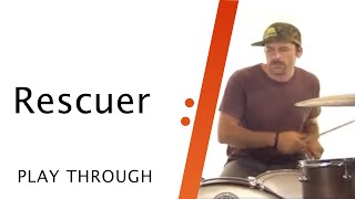 Rescuer  Rend Collective  Drums Play Through [upl. by Anaejer]