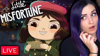 CUTEST Yet DARKEST Game Ive EVER Played  Little Misfortune Part 1 [upl. by Nevs]