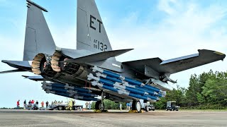 Why Americas F15E Strike Eagle can now Carry 20 JDAM Smart Bomb [upl. by Johannessen]