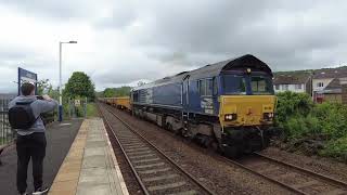 66108 Passing Langho on 6K05 trains railway britishrailways uktrainspotting [upl. by Larrad110]