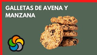 Galletas de avena y manzana el mejor snack cuanto tienes poco tiempo [upl. by Enelime885]