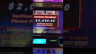 Foxwoods Aces With Kicker Handpay [upl. by Pantin]