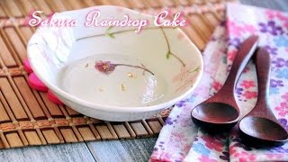 How to Make Sakura Raindrop Cake  Wagashi 櫻花水信玄餅 [upl. by Girardo974]