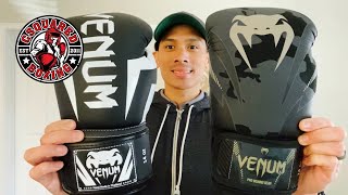 Venum Elite VS Venum Impact Boxing Gloves COMPARISON REVIEW [upl. by Hahnke245]