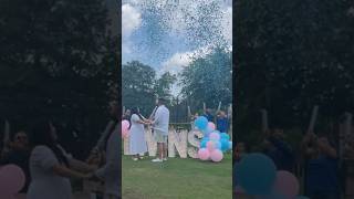 Our twin gender reveal 🥹 genderreveal twingenderreveal twins [upl. by Roye]