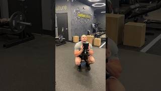 150LB GOBLET SQUATS [upl. by Enomad]