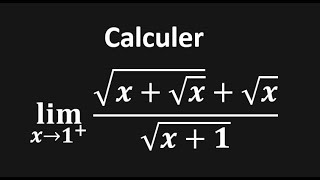 Calcul de limite des fonctions irrationnelles Exemple 3 [upl. by Eceinej]