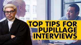 Top tips for your pupillage INTERVIEW [upl. by Jp]