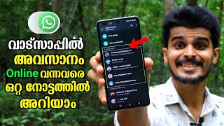 WhatsApp online feature malayalam  How to see who is online on WhatsApp [upl. by Bathsheeb]