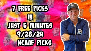 NCAAF Best Bets for Today Picks amp Predictions Saturday 92824  7 Picks in 5 Minutes [upl. by Niro]