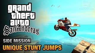 GTA San Andreas  Unique Stunt Jumps [upl. by Assedo]