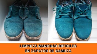 Cómo limpiar zapatos de gamuza  Cómo limpiar gamuza  COMPROBADO [upl. by Vincent]