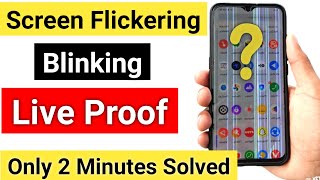 screen flickering problem in android  screen flickering  screen flickering realmedisplay blinking [upl. by Tevis]