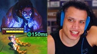 TYLER1 PLAYS SYLAS ON 150PING EUW SERVER [upl. by Shaner]