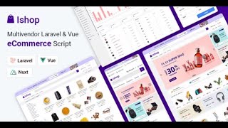 How to Install Ishop eCommerce Script  PWA Multivendor eCommerce CMS  Laravel amp Vue [upl. by Otiragram881]