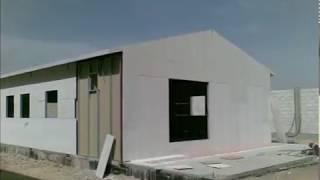 Rapid Dry Construction  Steel Homes amp Offices Exterior Cement Board Interior Drywall [upl. by Lenoj]