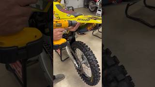 Sag Dirt Bike it’s easy😁 dirtbike motocross suzuki [upl. by Relyc]