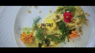 Ravioli al gorgonzola con noci e burro alla salvia [upl. by Leilah691]