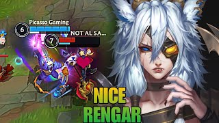 بهذا السكن طارت هيبة رينغار  Wild Rift Rengar [upl. by Zetrok435]