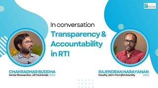 Transparency amp Accountability in RTI [upl. by Berkin740]