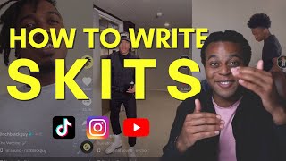 How I write skits for tiktok amp instagram reels [upl. by Yuht890]