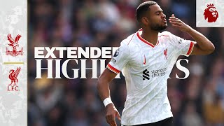 Extended Highlights Crystal Palace 01 Liverpool  Gakpo sets up a Jota winner [upl. by Ailyn]