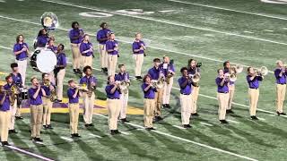 Hahnville High School Marching Band  Middle school night  Louie Louie 92724 [upl. by Anoiek]