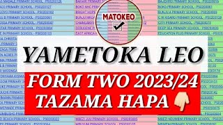 MATOKEO YA FORM TWO 202324 NECTA RESULTS FTNA JINSI YA KUTAZAMA [upl. by Xenophon]