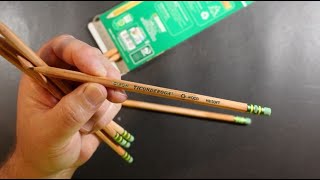 School Supply Season 2022 Dixon Ticonderoga Renew Pencil Review [upl. by Niltak]