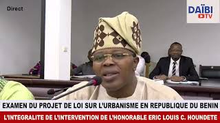 EXAMEN DU PROJET DE LOI SUR L’URBANISME EN REPUBLIQUE DU BENIN [upl. by Cottle137]