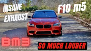 Bm3 stage 2 most aggressive settings sound on F10 M5 Perfect tune [upl. by Yruam]