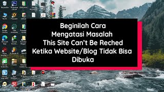 Cara Mengatasi Masalah This Site Cant Be Reached TERBARU [upl. by Ecirtaemed]