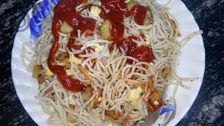 Simple egg hakka noodles 🤤👌🏻recipe with out vegetables recipe india indianfood viralvideo video [upl. by Aeirdna]