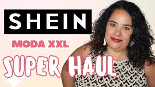 🌞Haul SHEIN ¡Me lo pruebo TODO ConjuntadaSINTacones ♥♥ MODA XXL ad [upl. by Enak]