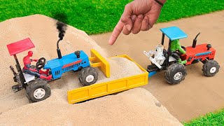 Diy mini motor water pump science project  mininhand pump  diy tractor captainfarma [upl. by Uhej]