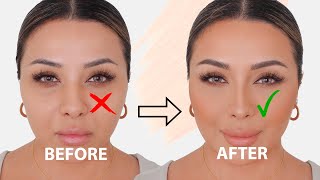 STEP BY STEP HOW TO CONTOUR YOUR NOSE  NINA UBHI [upl. by Eltsyrc724]