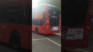 Routes 20 69 and SL2 leaving Walthamstow Central Bus Station [upl. by Yoreel]