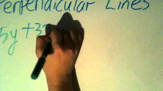 How to find Perpendicular Lines [upl. by Mendy211]