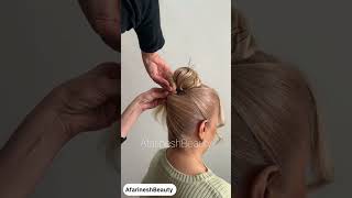 Gorgeous hairstyle👸 super high and nice up do hairstyle [upl. by Girand]